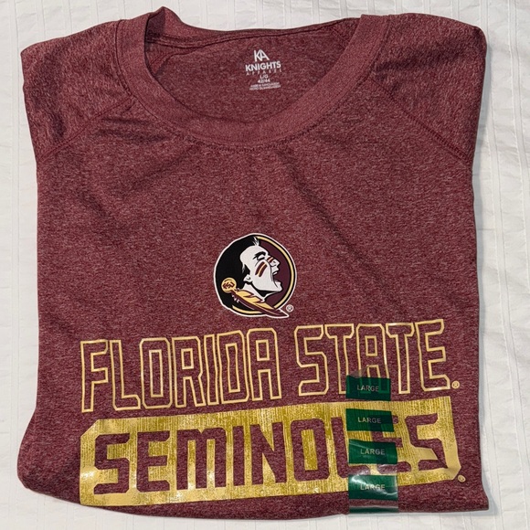 Knights Apparel Maroon Florida State Seminoles Tee - Picture 1 of 4